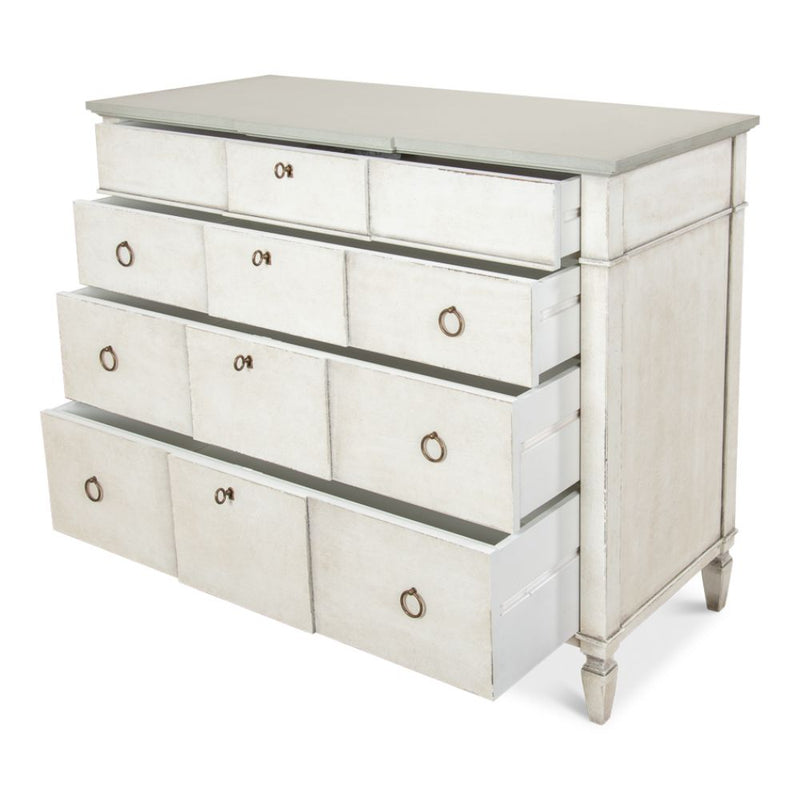 white wood dresser drawers