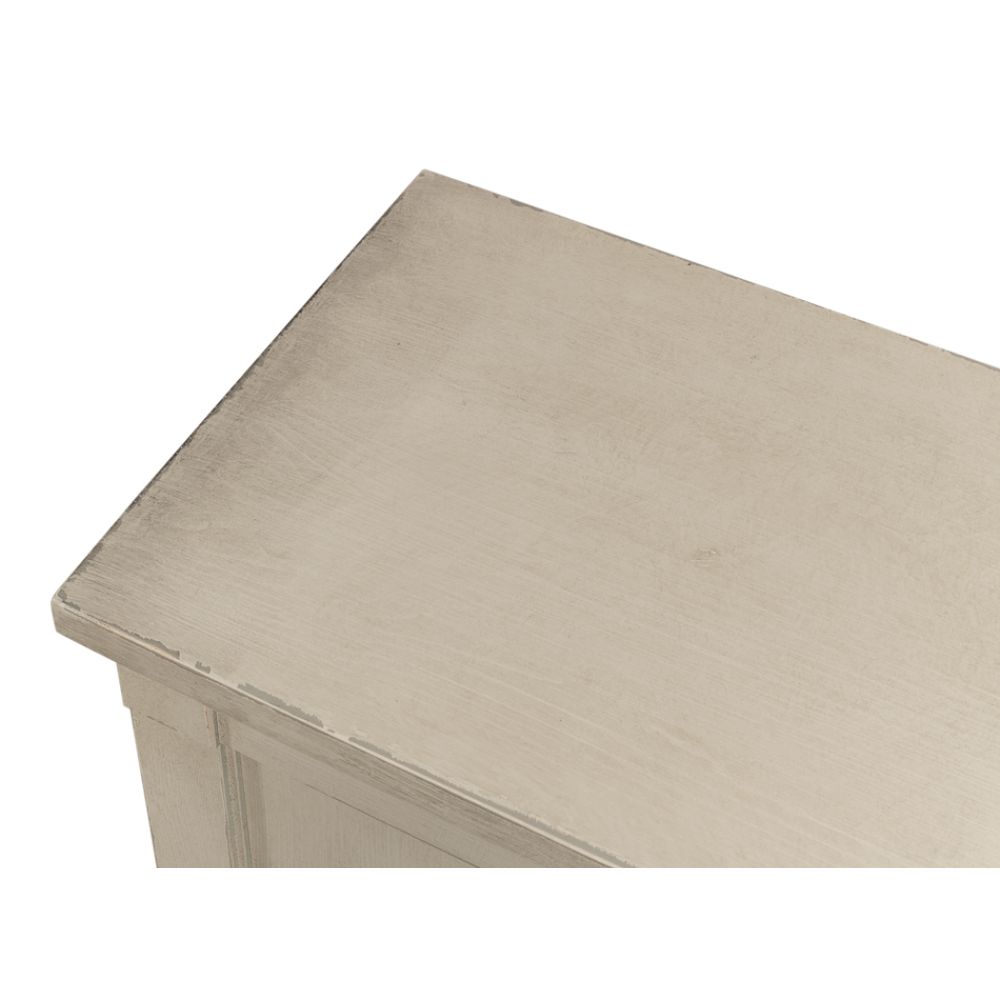 wood wash gray buffet drawers