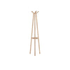 three legs coat rack rope wrapped tapered