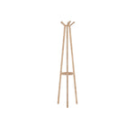 three legs coat rack rope wrapped tapered