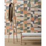 three legs coat rack rope wrapped tapered