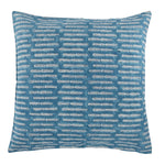 linen square pillow navy
