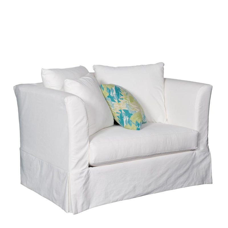 oversized chair slipcover white
