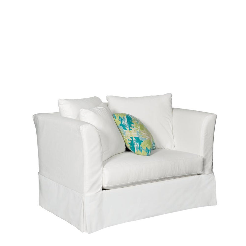 oversized chair slipcover white