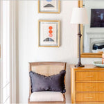 Modern Framed Art - Definition III - Black + Blue