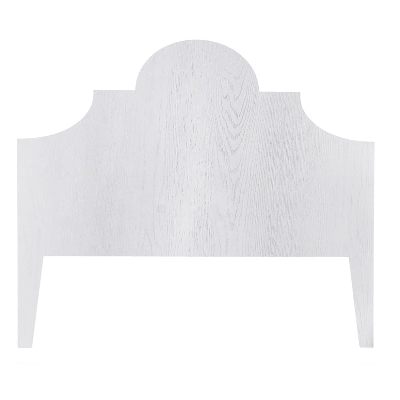 headboard satin snow white wood 
