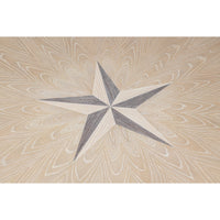 round dining table pedestal whitewashed wood star design