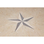 round dining table pedestal whitewashed wood star design
