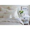 bedding ensemble quilted black cream grid pattern shams quilt size options
