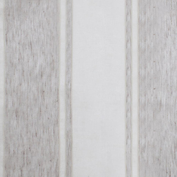 platimun and ivory shimmer striped sheer curtain panels