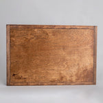 flag serving tray wood handles red white blue