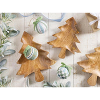 green blue white round ornament set 