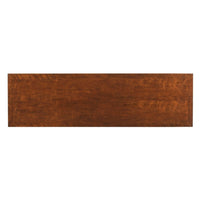 buffet cherry veneer tapered legs two drawer traditional