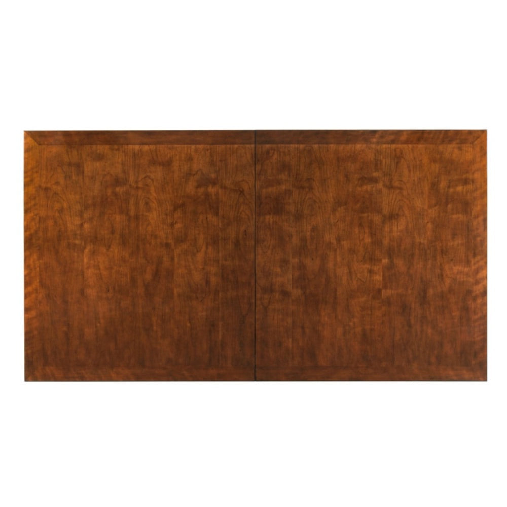 top of rectangle dining table wood