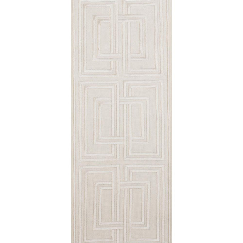 ivory linen blend curtain panels ivory embroidered trim