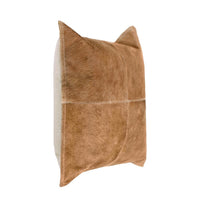 honey tan hide throw pillow set of two 
