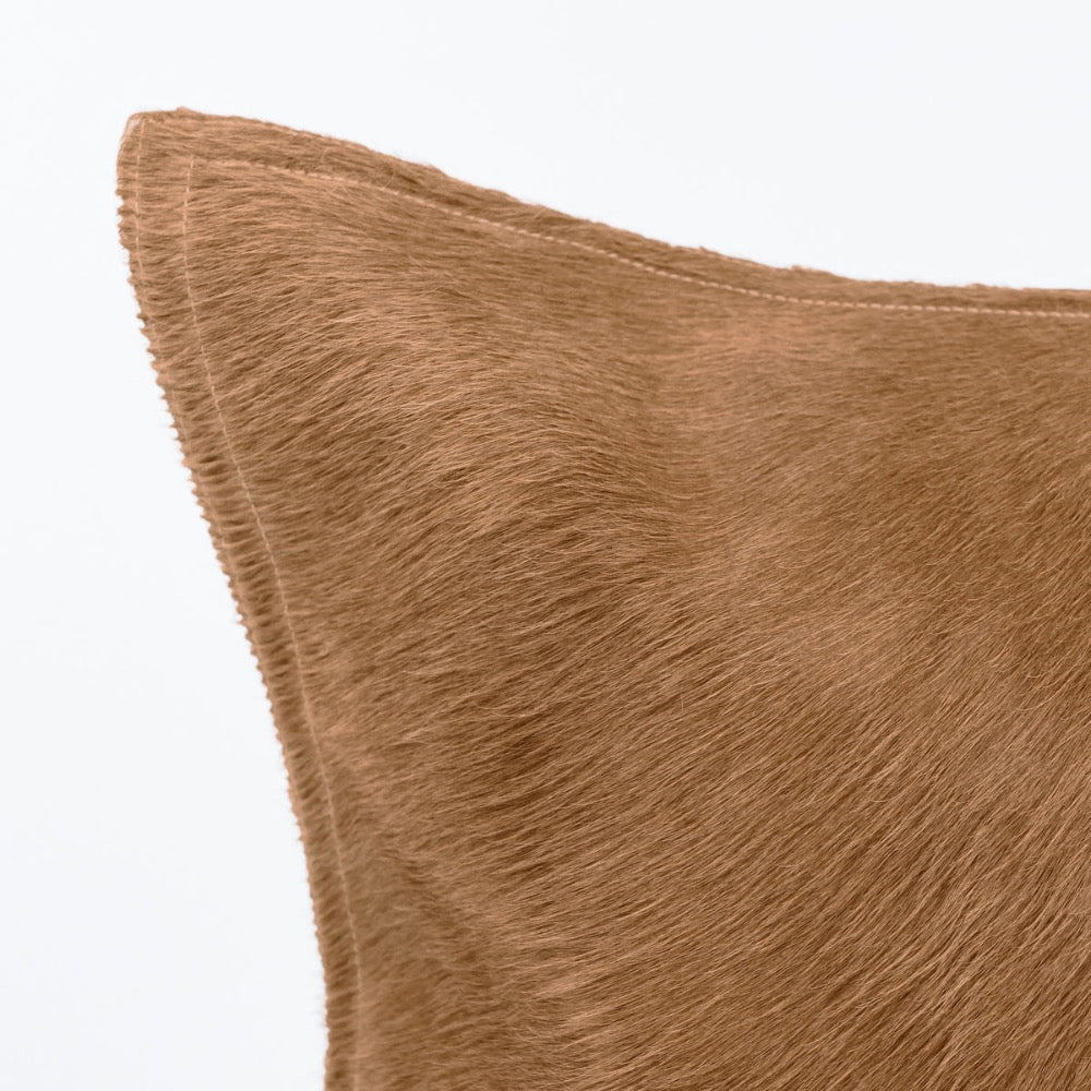 honey tan hide throw pillow set of two 
