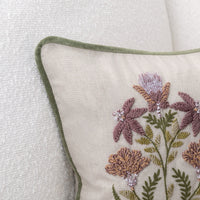 throw lumbar pillow floral multi color 