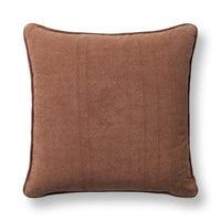 brown throw pillow square botanical 