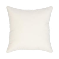 The Classic Home Outdoor Performance Lukens Pillow is a square white throw pillow, shown on a plain white background.