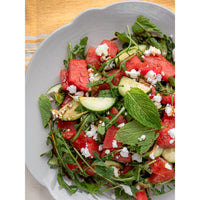 stone melamine salad plate