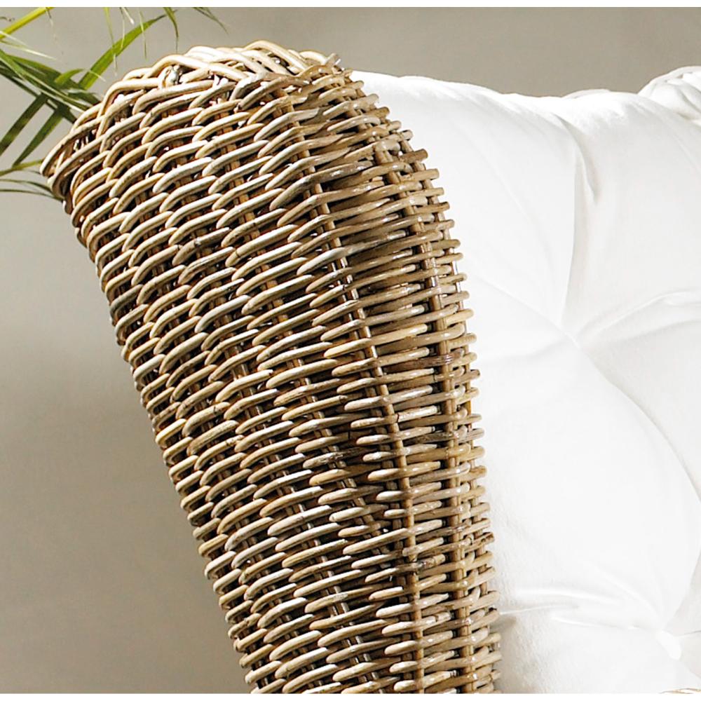 Wing Chair - Kubu Weave + Rattan