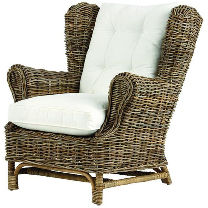 Wing Chair - Kubu Weave + Rattan