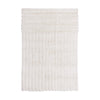 woolable rug white gradient pile neutral vertical horizontal lines handcrafted
