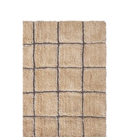 checkered area rug amber mosaic washable