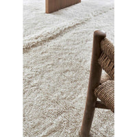 woolable rug rectangular tuft wool textured neutral