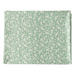 block printed tablecloth green patterned cotton 