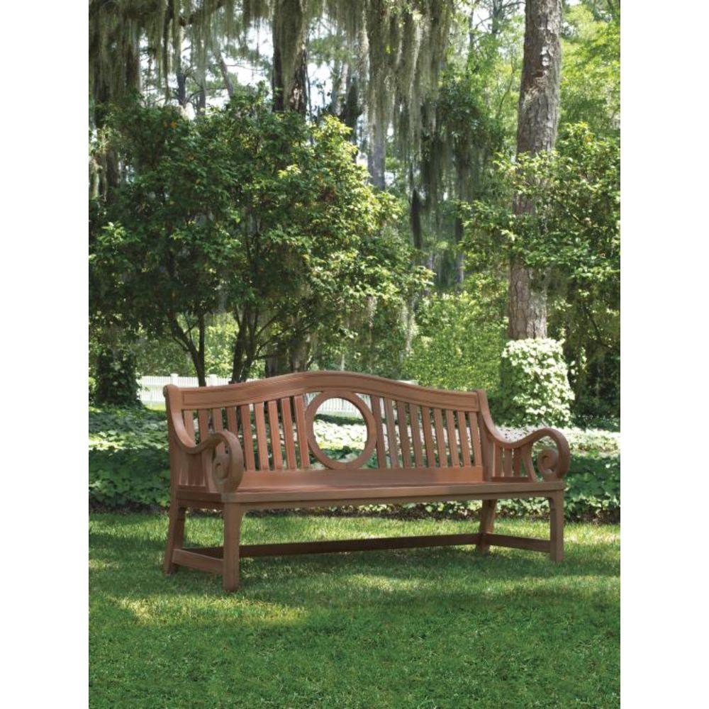 solid wood mahogany library bench natural finish