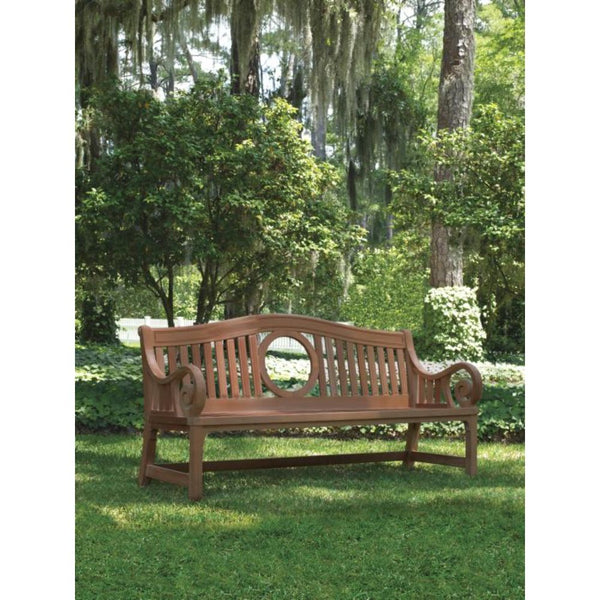 solid wood mahogany library bench natural finish