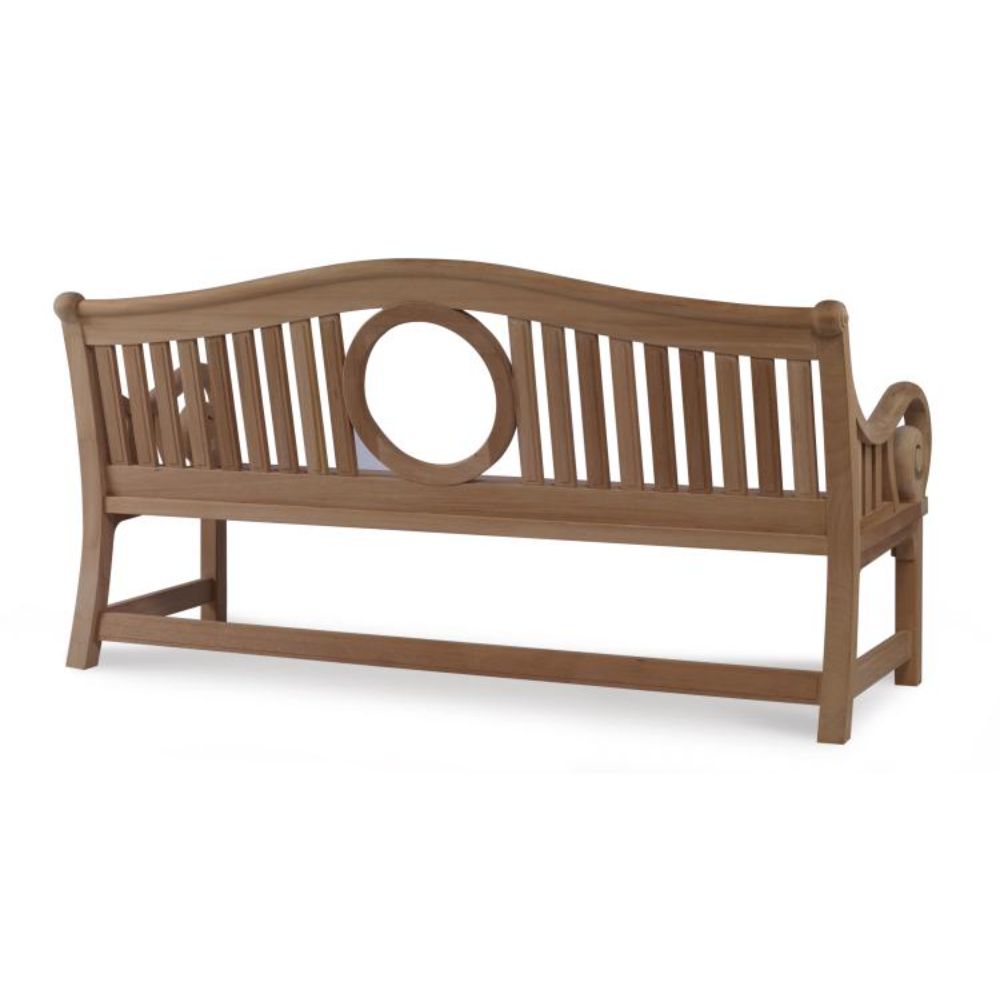 solid wood mahogany library bench natural finish