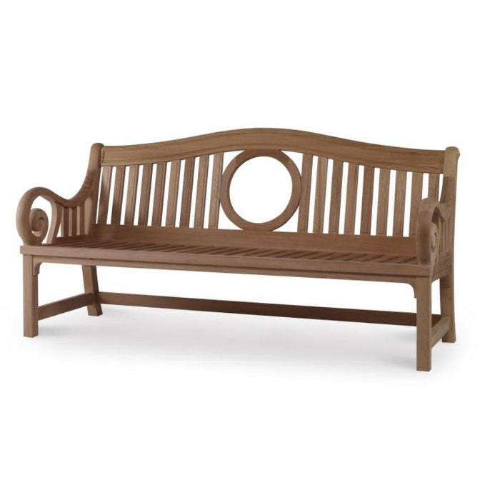 solid wood mahogany library bench natural finish