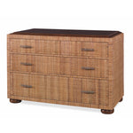 mahogany cane topped chest of drawers antique brass