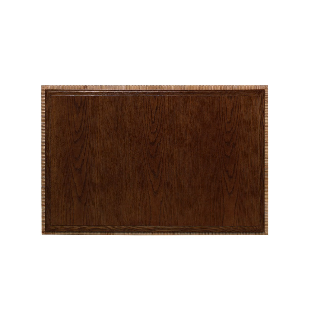 woven table open shelf mahogany cane topped wicker