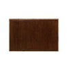 woven table open shelf mahogany cane topped wicker