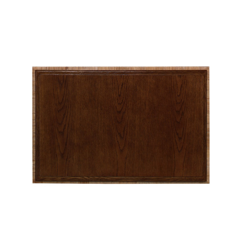 woven table open shelf mahogany cane topped wicker