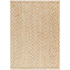 jute area rug natural white hand woven no pile organic 