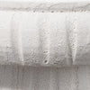 matte white textured ceramic pedestal bowl
