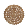 jute rug lace handwoven organic round 