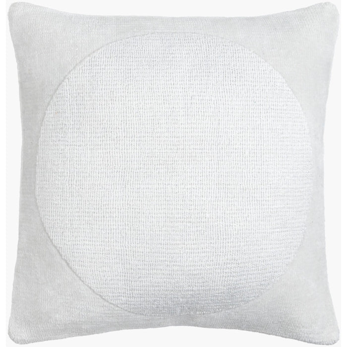 square outdoor throw pillow light gray woven knife edge