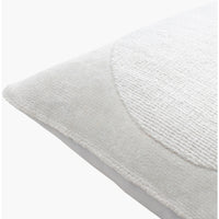 square outdoor throw pillow light gray woven knife edge