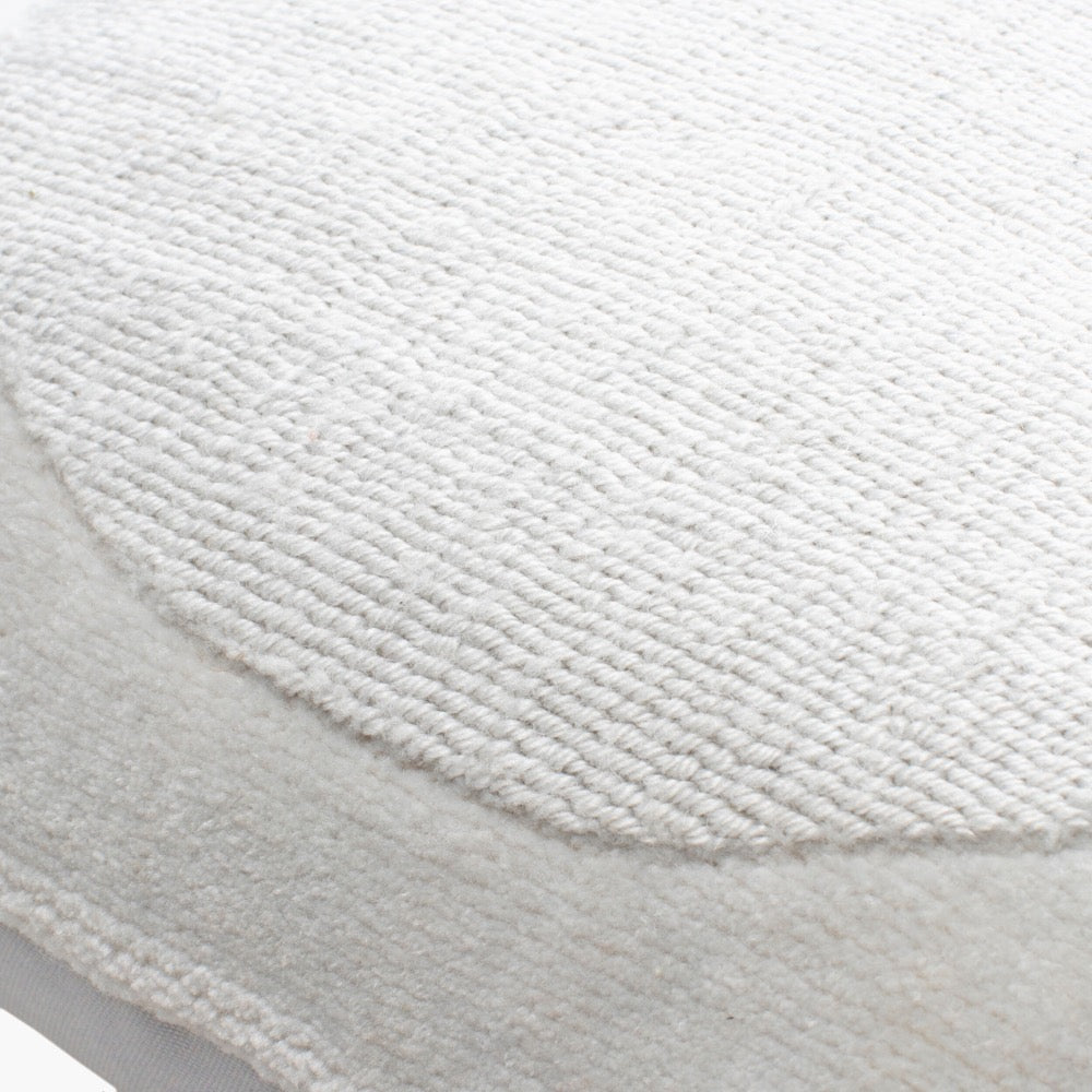 square outdoor throw pillow light gray woven knife edge