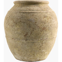 round vase texture rust glazed rustic