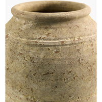 round vase texture rust glazed rustic