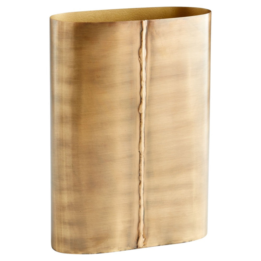 oval gold black vase detail textured set 2