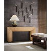 pendant light black iron open frame antique brass 8 candelabra bulbs
