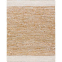 jute white area rug hand woven no pile organic 
